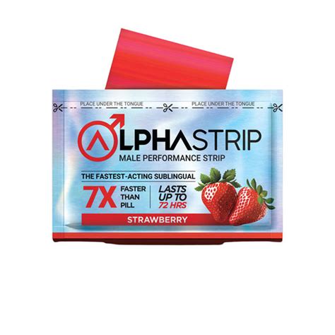 AlphaStrip Male Performance Enhancer Strip – Gold。